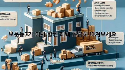 보문동7가 이사, 할인 혜택 꼼꼼히 따져보세요!